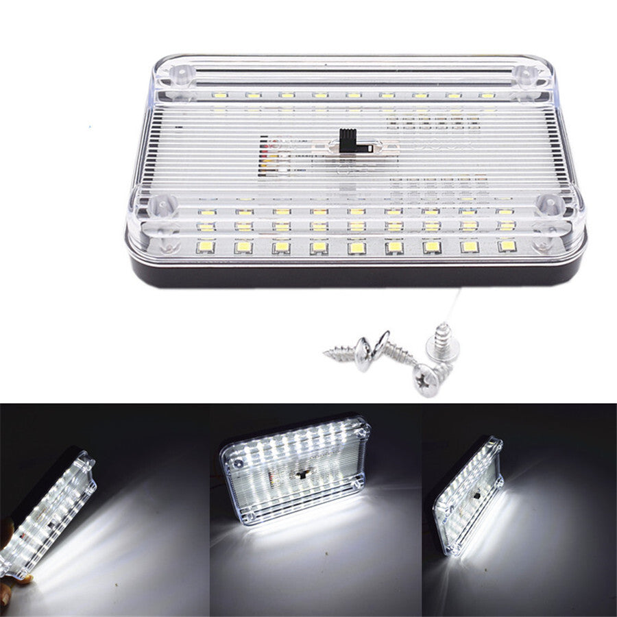1 Pcs 12V 36LED White Car for SUV Vehicle Dome Roof Ceiling Interior Light Universal Q
