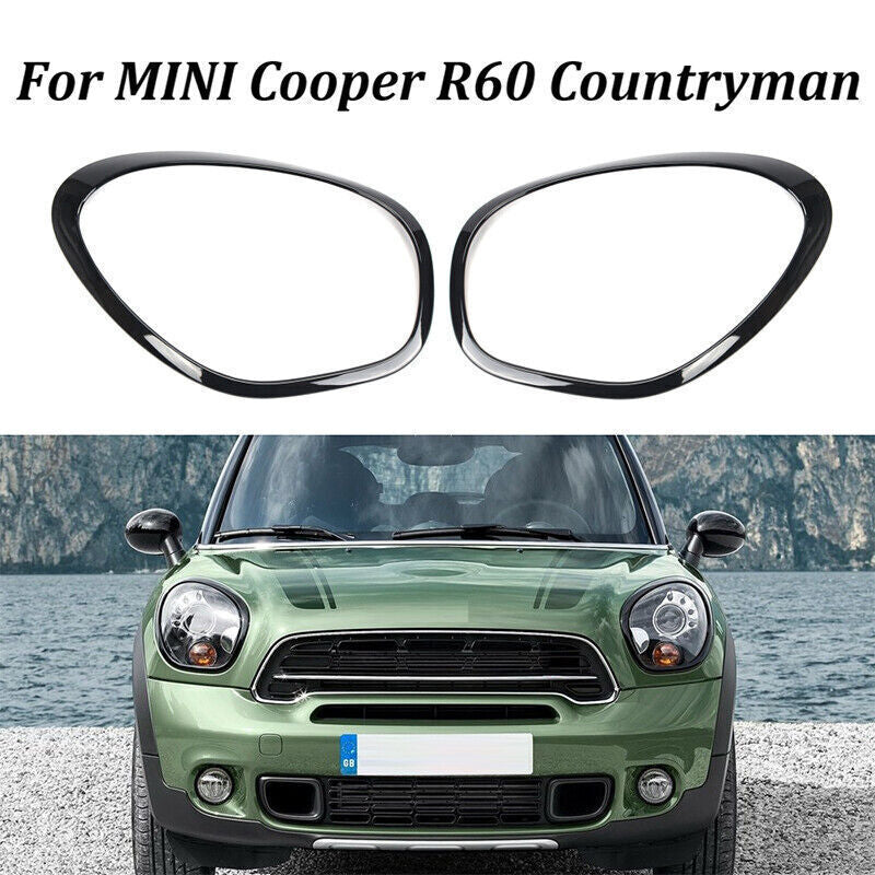 1 pair of headlight trim cover rims for Mini R60 Cooper Countryman 2011-2016