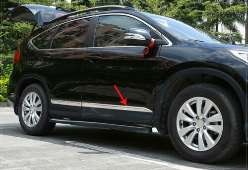 for Honda CR-V CRV 2012-2016 Chrome Side Door Body Molding Cover Trims Stainless