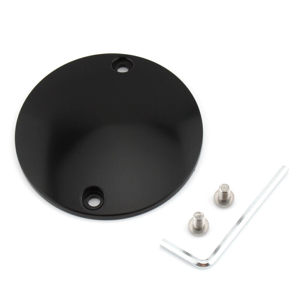 Domed Points Cover Softail Bigtwin for Harley Timing Ignition Timer Black