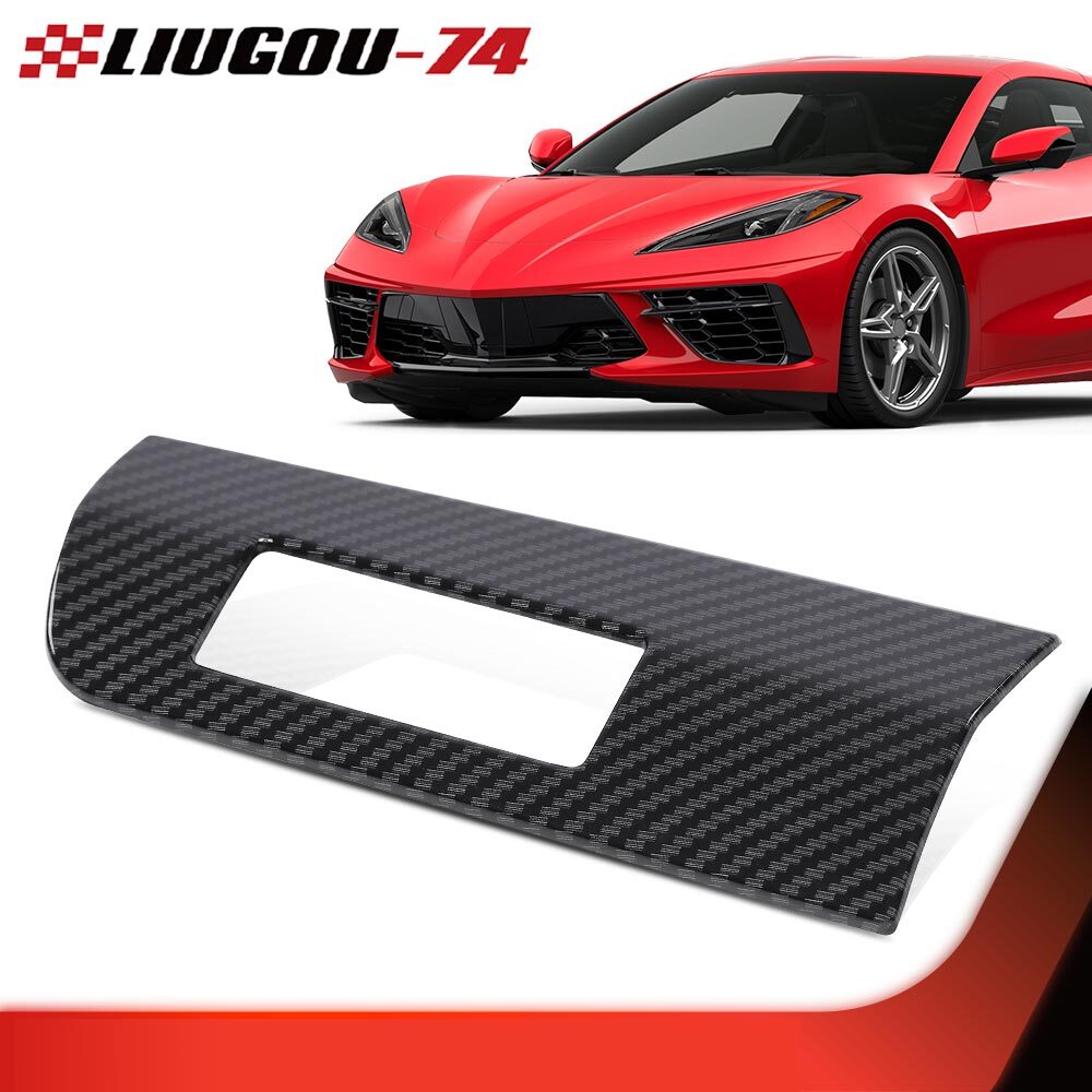 Carbon Fiber Head Up Display Panel Cover Trim Fits 20-23 for Corvette - v