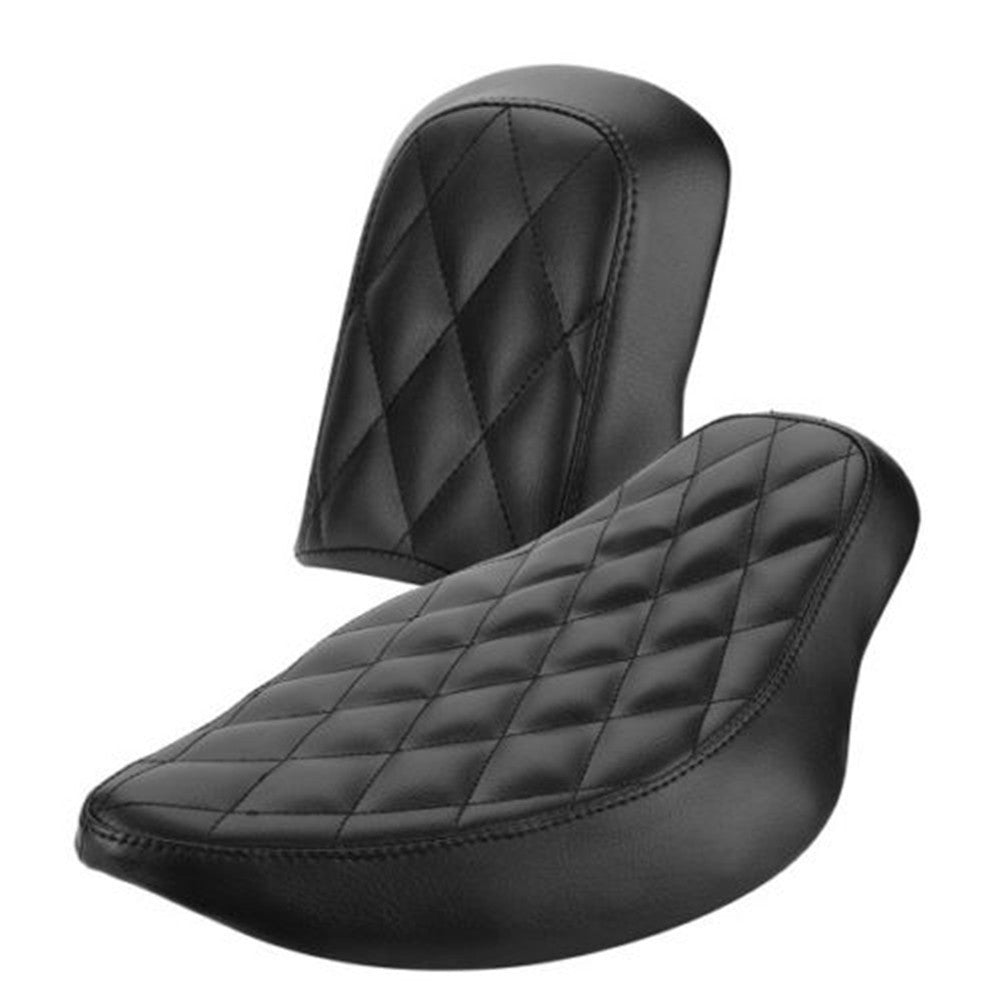 Diamond Stitched Driver Passenger Seats for Harley Sportster 883 1200 2004-2015 Q