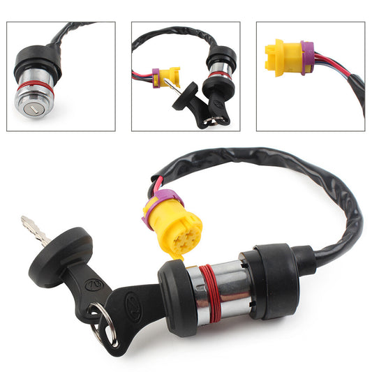 Ignition Key Switch For Linhai Bighorn 260 300 400 ATV Waterproof 30110 27457 Q