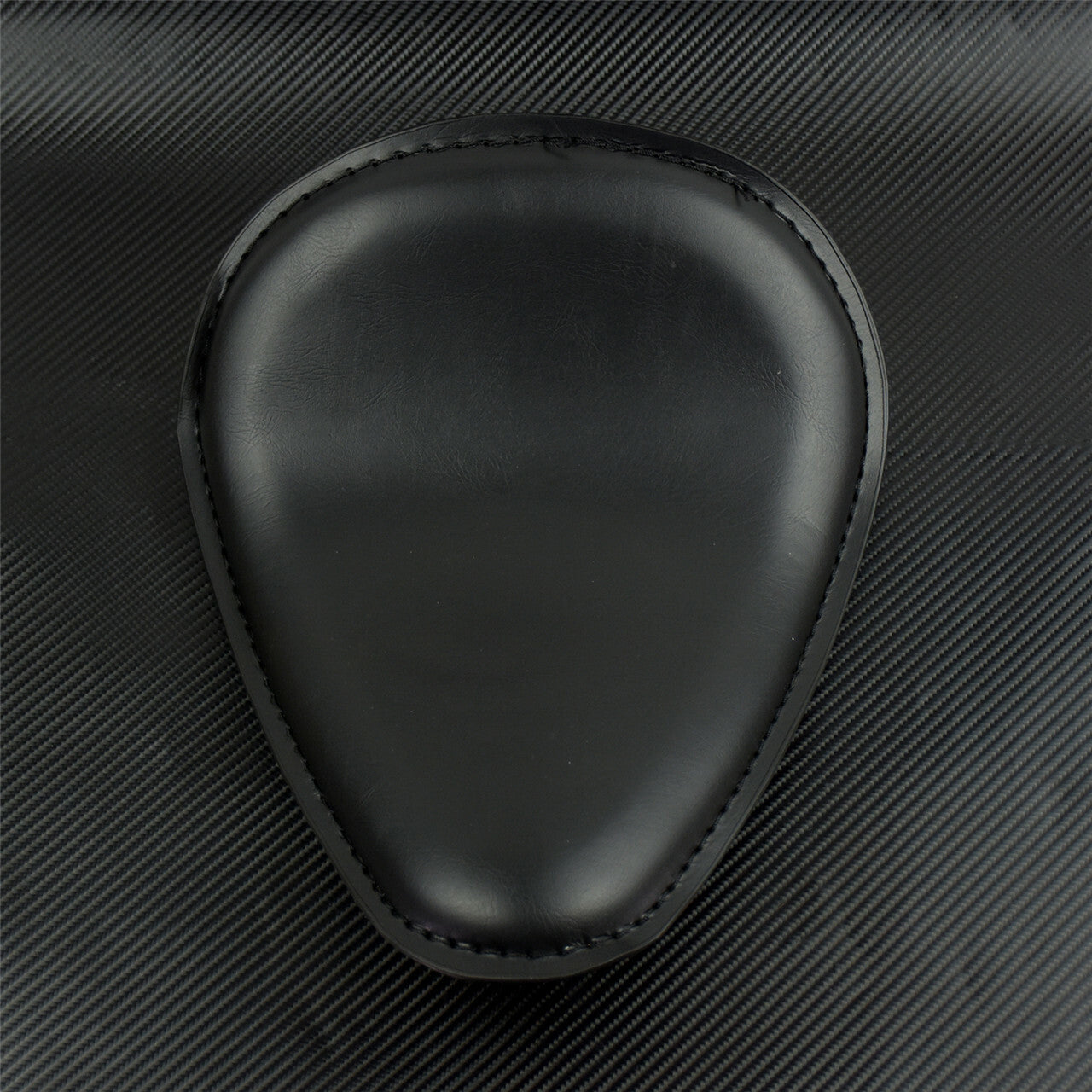 Motorcycle Black Solo Driver Leather for Seat Fit for Harley for Yamaha Chopper Bobber Q