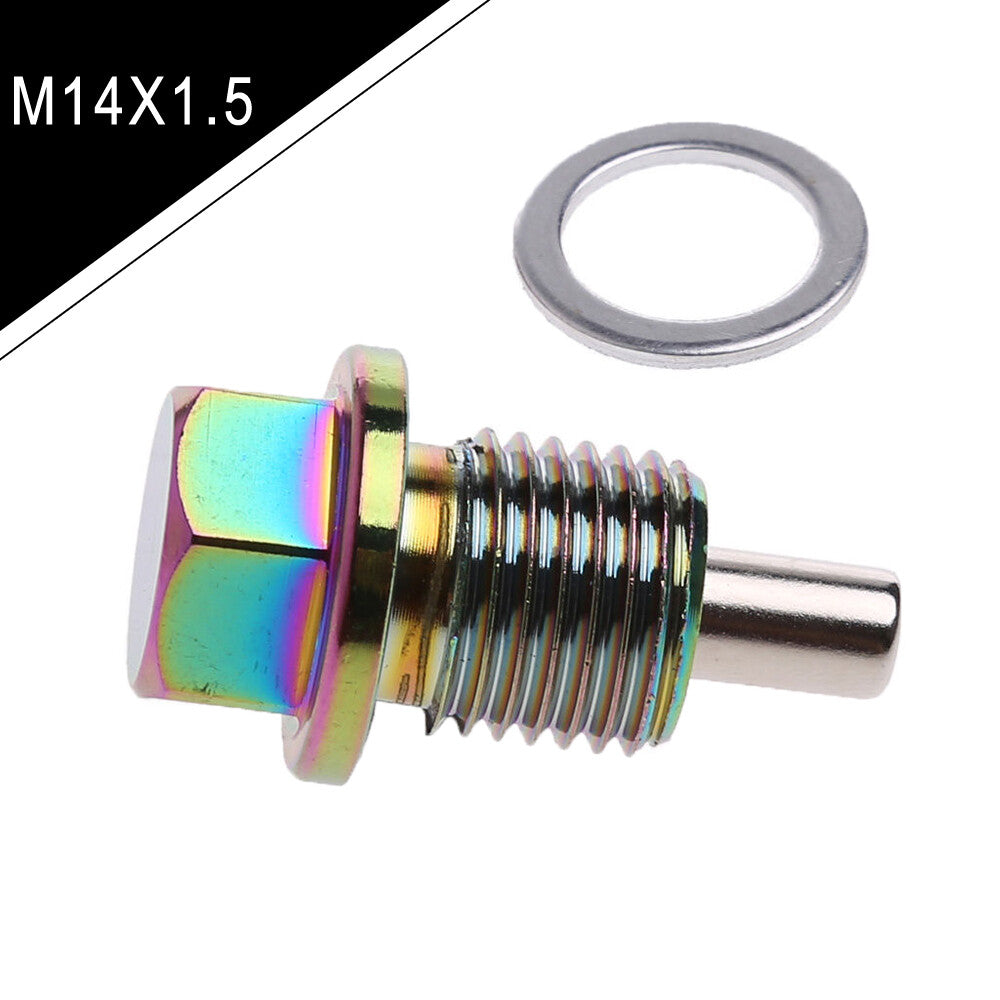 Magnetic Engine Oil Drain Plug Nut Screw Bolt Sump Nut Car Accessories M14x1.5