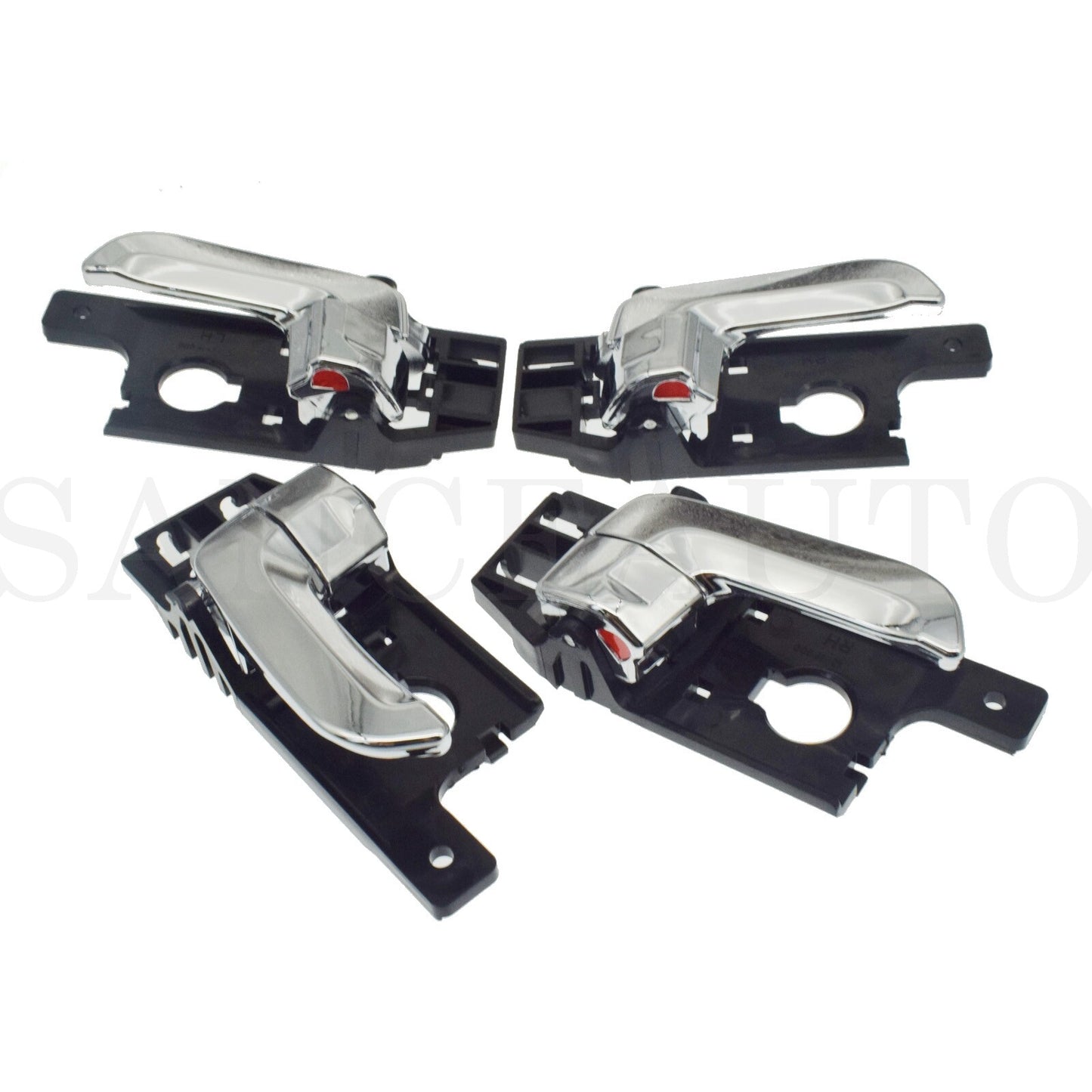 4-piece set of chrome-plated interior door handles for 2005-2010 for Kia . n