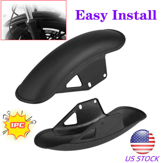 US Motorcycle Front Wheel Cover Fender Splash Guard Mudguard Black ¡Á1 v