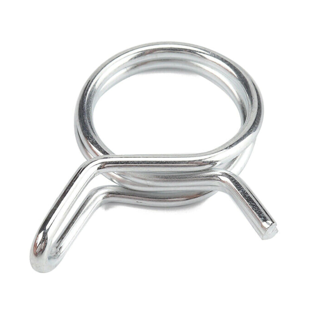 285-piece dual-line fuel line hose clamp and spring clip sorting kit for automotive use.
