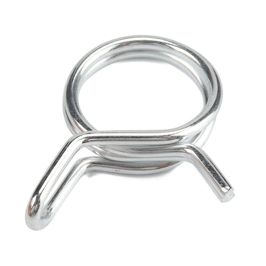 285-piece dual-line fuel line hose clamp and spring clip sorting kit for automotive use.