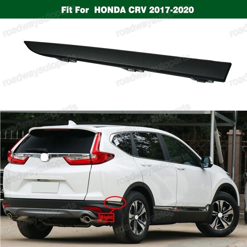 Black Right Side Rear Bumper Trim Molding Cover Fit for HONDA CRV 2017-2020 1PCS