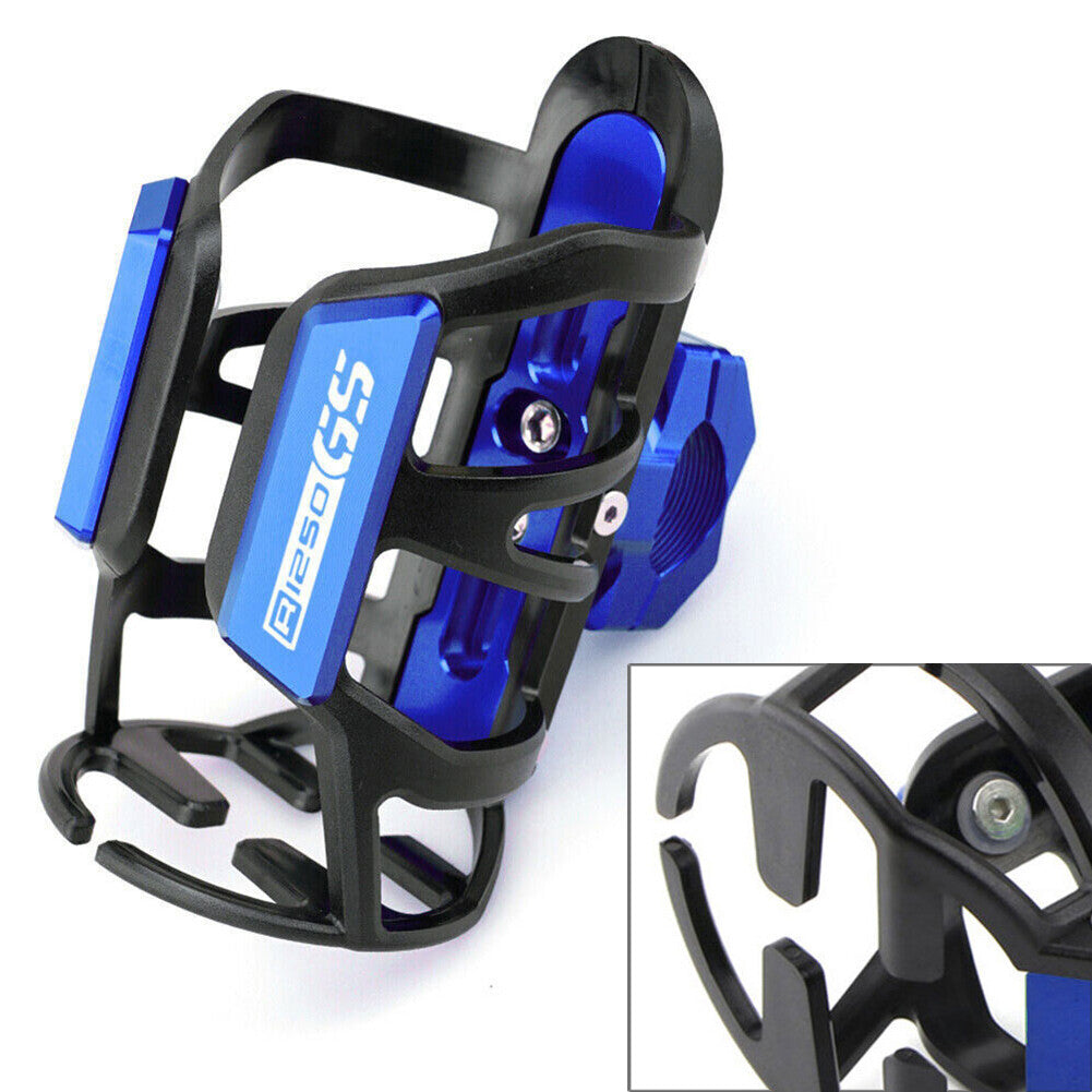 for BMW R1250GS ADV LC Blue Cycle Beverage Water Bottle Drink Cup Holder Stand Q