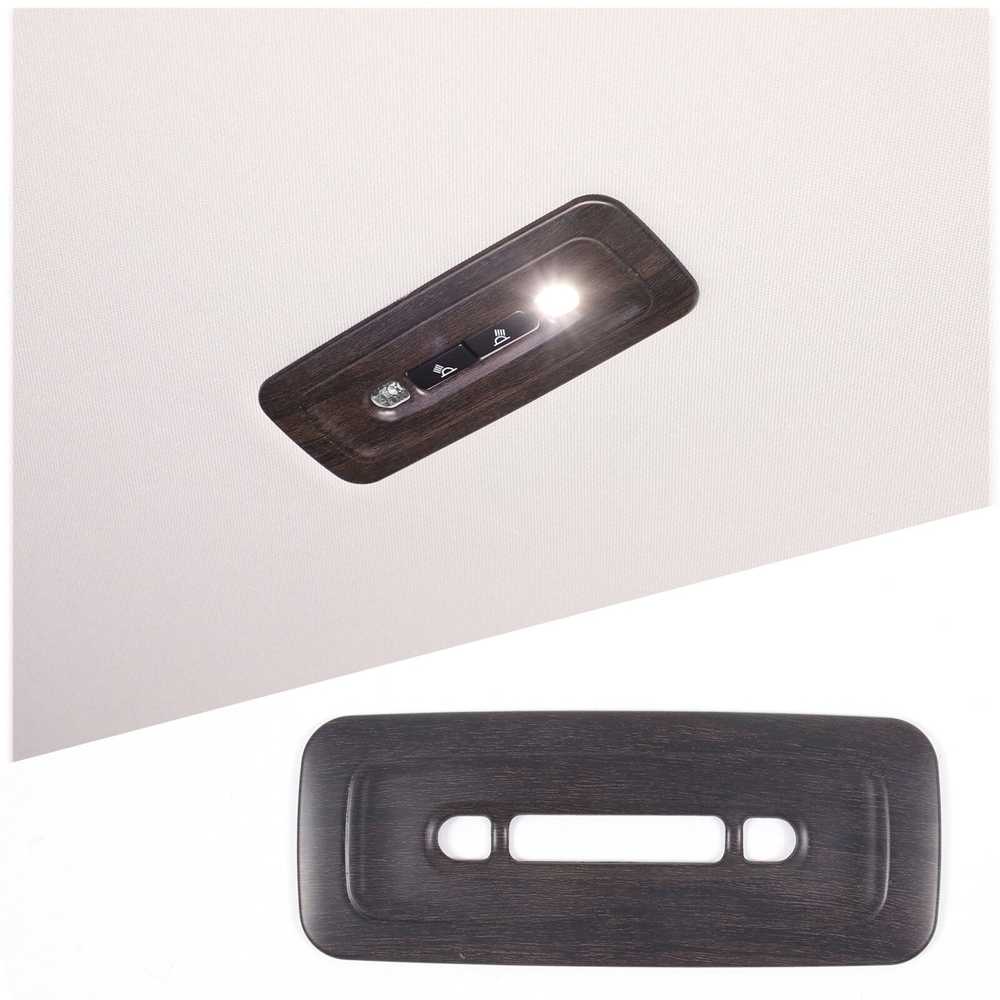 Carbon fiber interior door panel sticker cover decoration suitable for Corvette C6 2005-2013- v