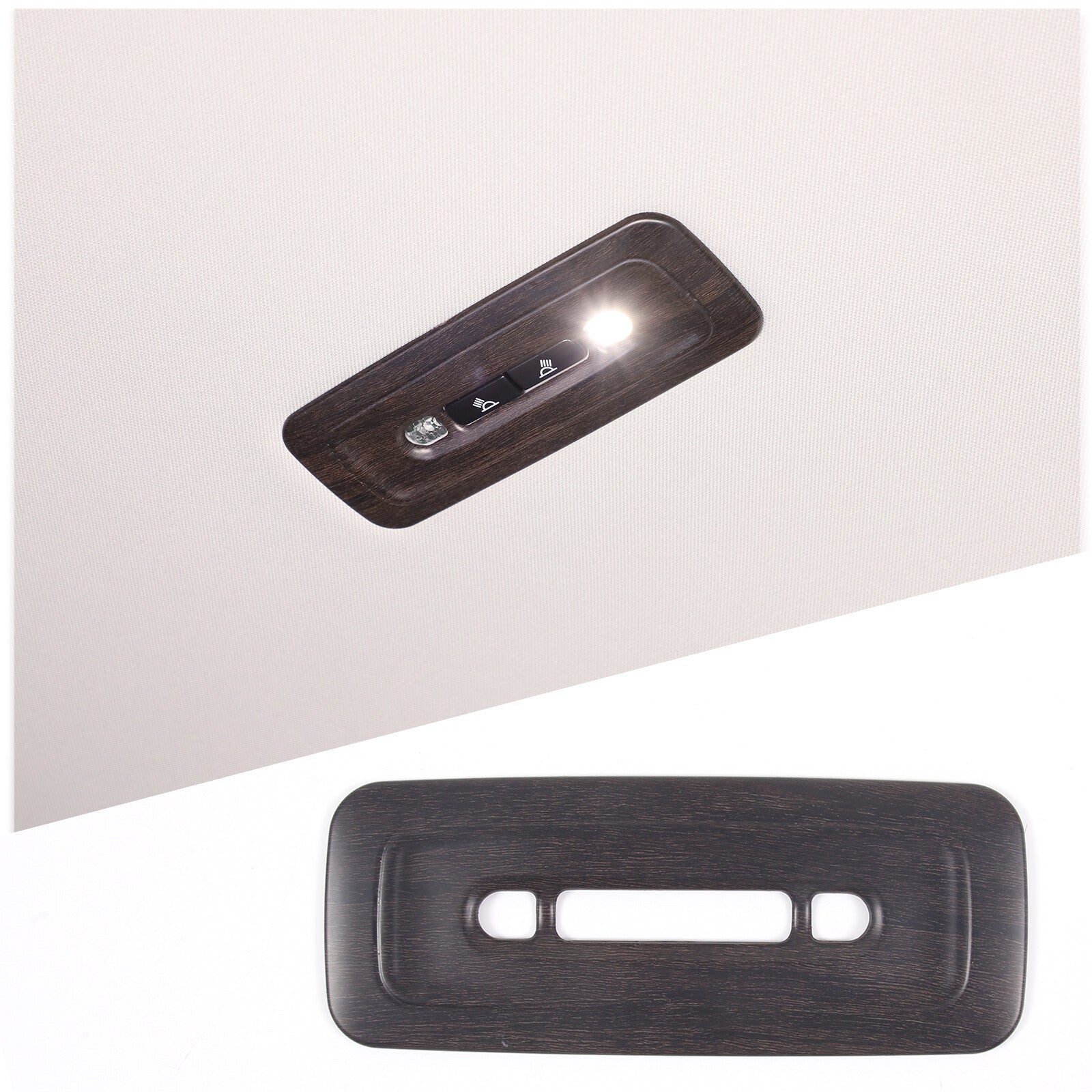Carbon fiber interior door panel sticker cover decoration suitable for Corvette C6 2005-2013- v