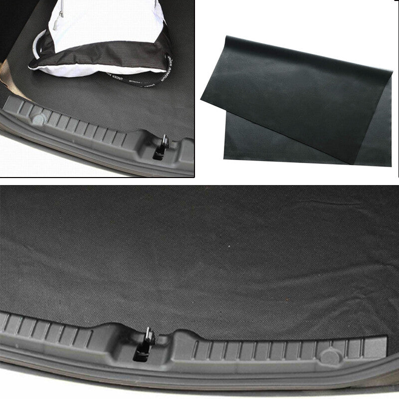 1-Piece Car Trunk Mat, Cargo Liner, SUV Van Dash Mat, Protective Mat, Black, 1m x 1.2m n