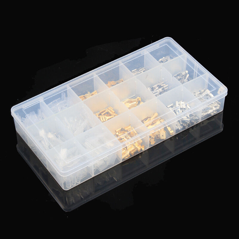 360-piece set of male and female cable connector terminal boxes for motorcycles and scooters - n