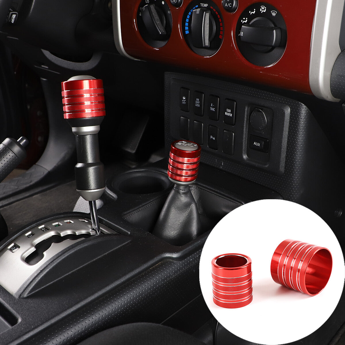 Gear Shift storage box center console left tray suitable for @ Tacoma 2016-2021- v