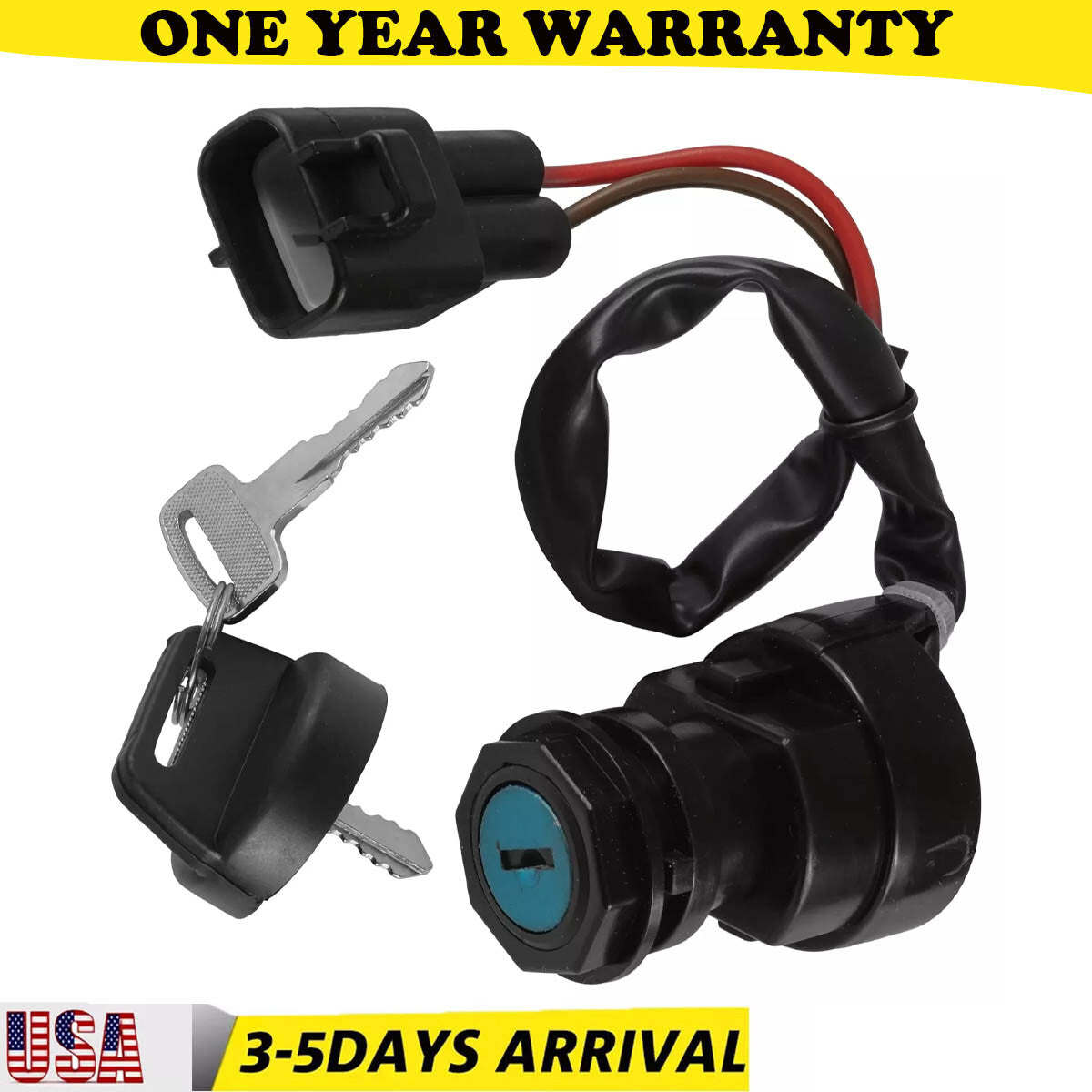 Ignition Key Switch for Yamaha 700 YFM700R YFM 700R 2009-2021
