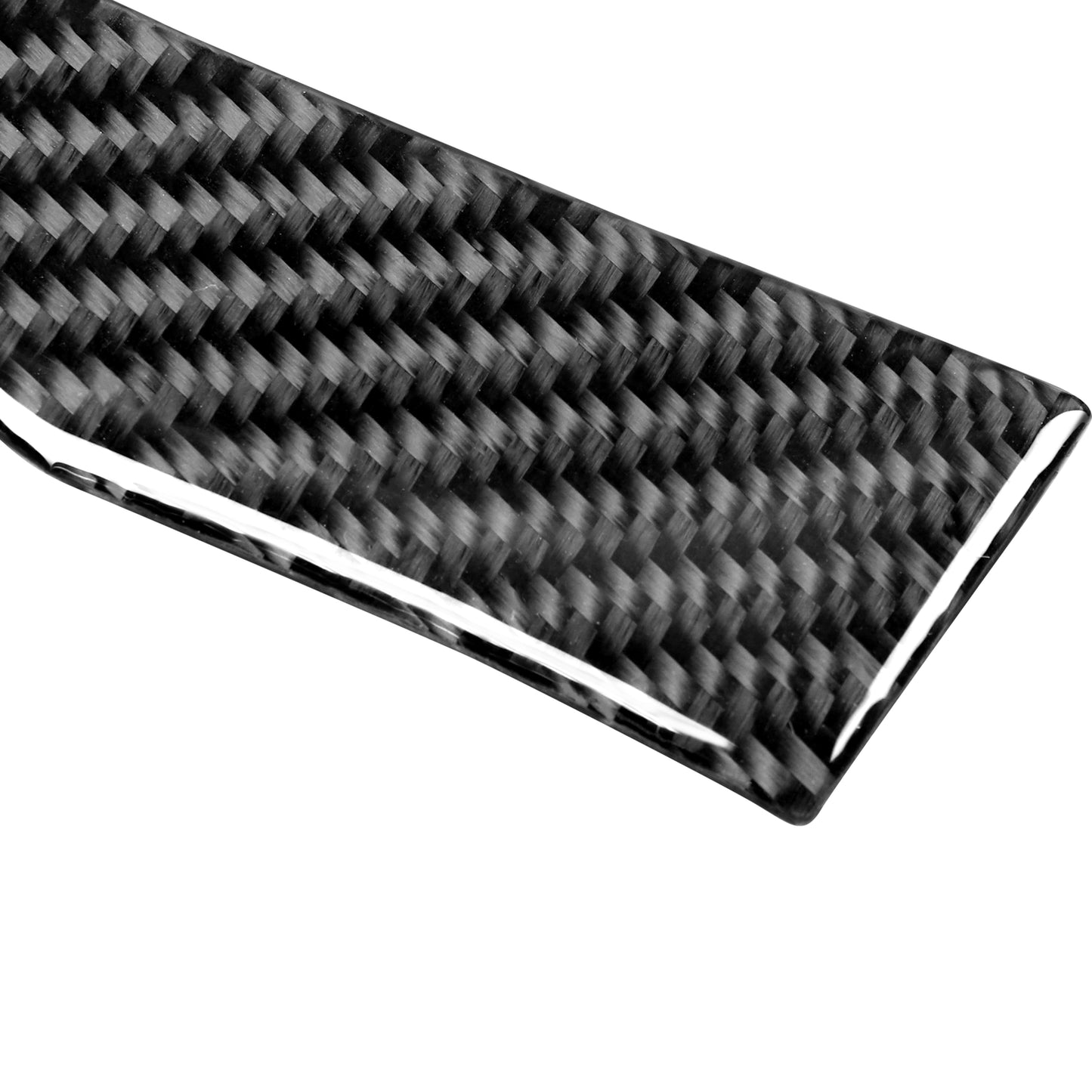 Carbon Fiber Information Button Cover Trim for Mitsubishi Lancer 2008-2015