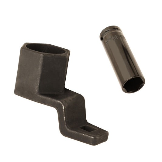 19mm Harmonic Balancer Socket + 50mm Crank Pulley Wrench Holder Tool for Honda Q