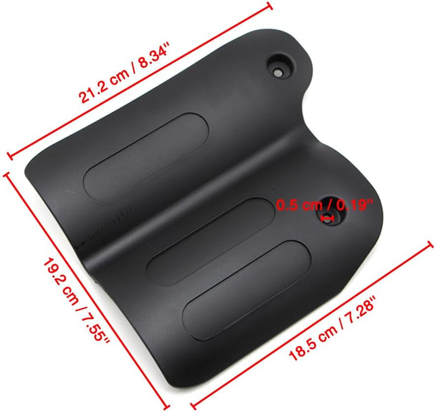 Black Rear Passenger Heat Shield Cover for Harley Sportster S RH1250 S 2021-24