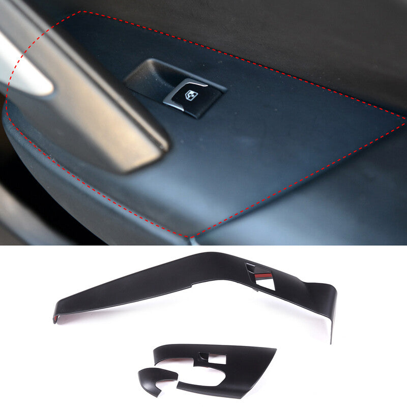 ABS Matte Black Exterior Mirror Cover Trim for FJ Cruiser 2007 - 2021- v