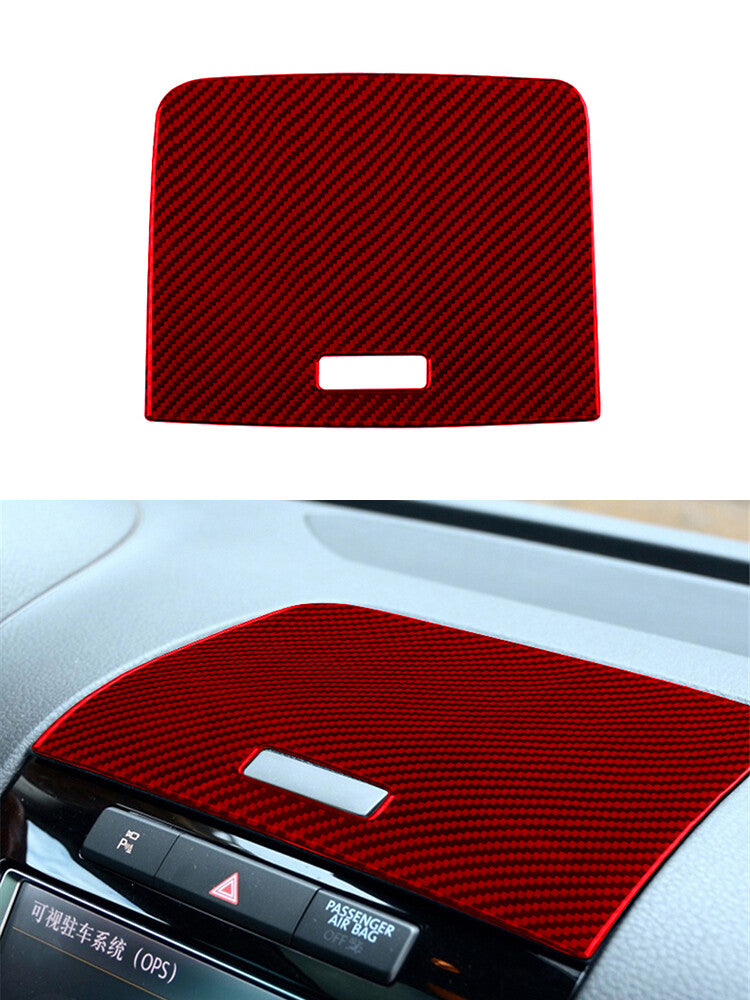 Carbon Fiber Inner Center Control Panel Cover Trim for Volvo V60 2010-2017 LHD v