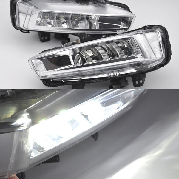 2x White LED Daytime Day Fog Light DRL for Land Rover Discovery Sport L550 14-18 v
