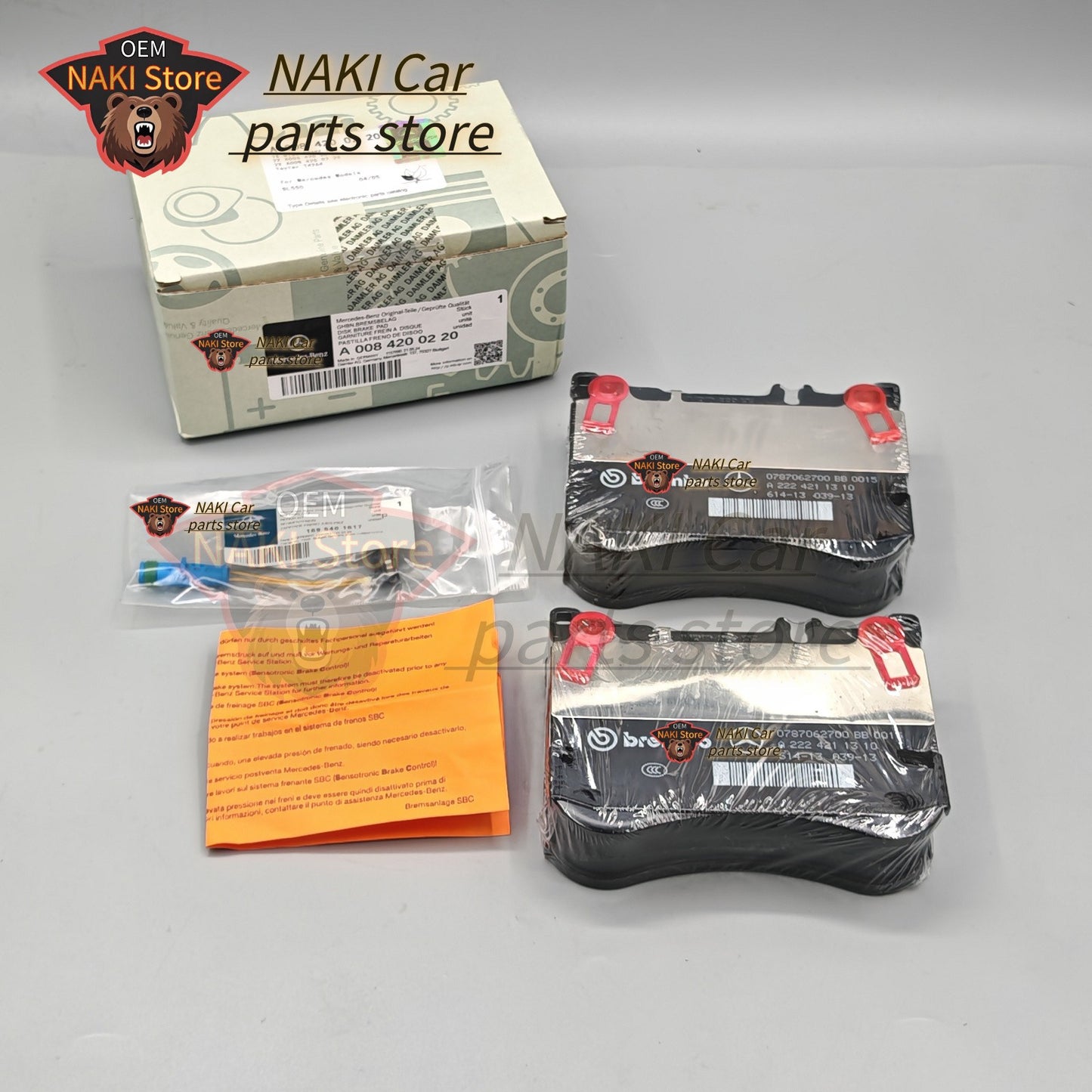 Brand new front brake pad kit for Mercedes-Benz W222 S550 for Maybach version 0084200220 Q
