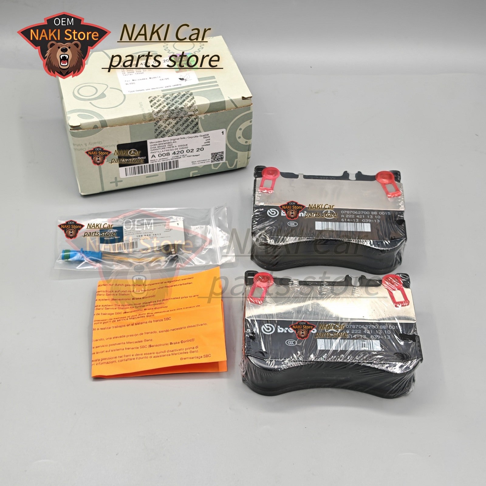 Brand new front brake pad kit for Mercedes-Benz W222 S550 for Maybach version 0084200220 Q