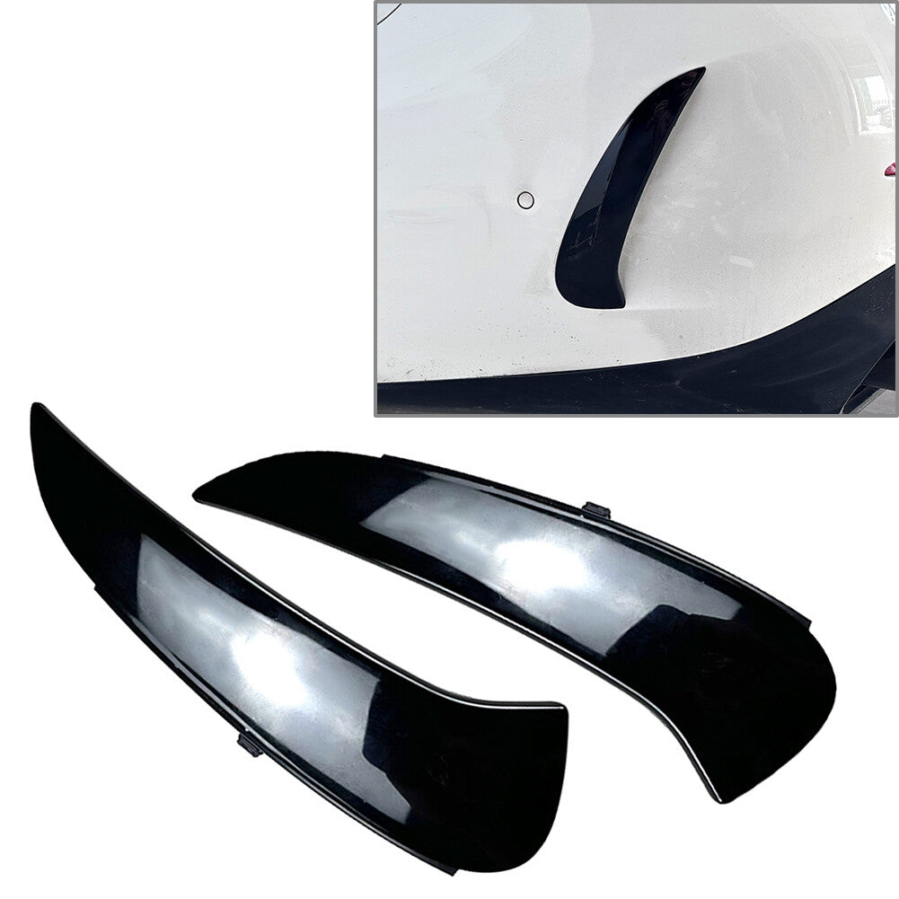 Rear Bumper Spoiler Lip Air Outlet Trim Cover for Mercedes Benz C Class 2021-23