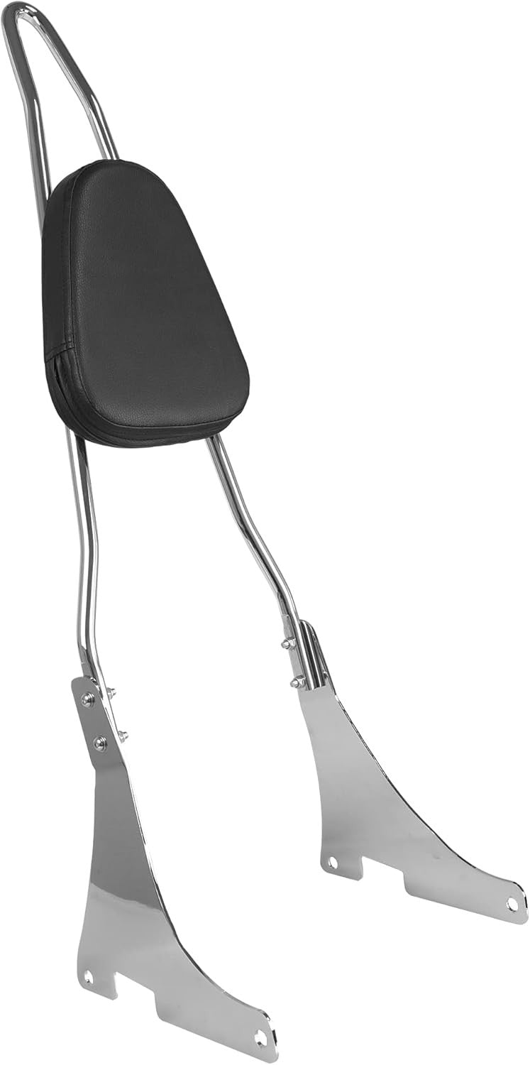 Suitable for Harley Sportster XL1200 883 2004-UP Chrome Rear Passenger Backrest Sissy Bar