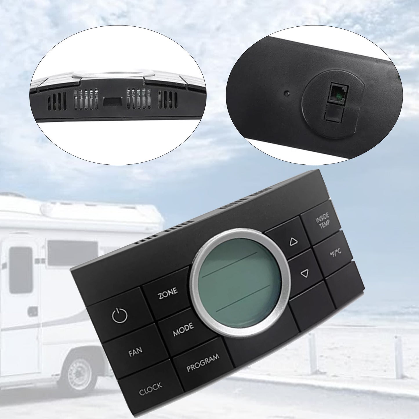 Multi-zone Comfort Control Center II Thermostat Black 10 Buttons 3314082.000 RV Q