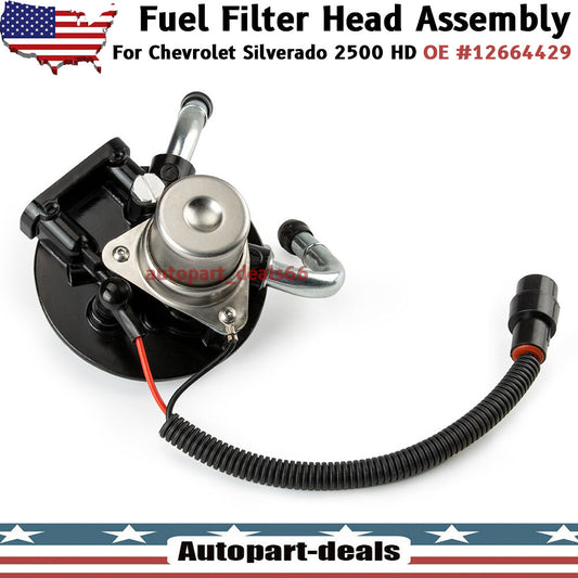 For Duramax 6.6L Diesel 2005-2013 Fuel Filter Head Assembly LLY LBZ LMM 12664429 Q