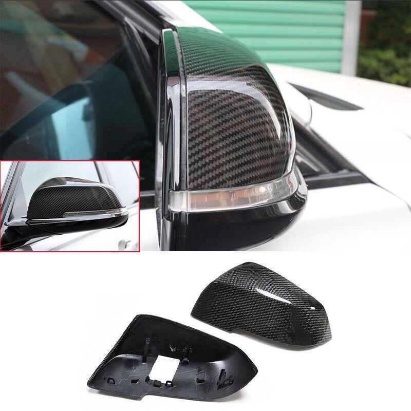 Fit for BMW i3 2014-2018 Dry Carbon Fiber Exterior Rear View Mirror Cover Trim