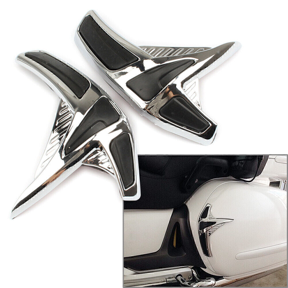 Chrome Saddlebag Scuff Fairing Frame CoversFor for Honda Gold Wing GL1800 2001-2011