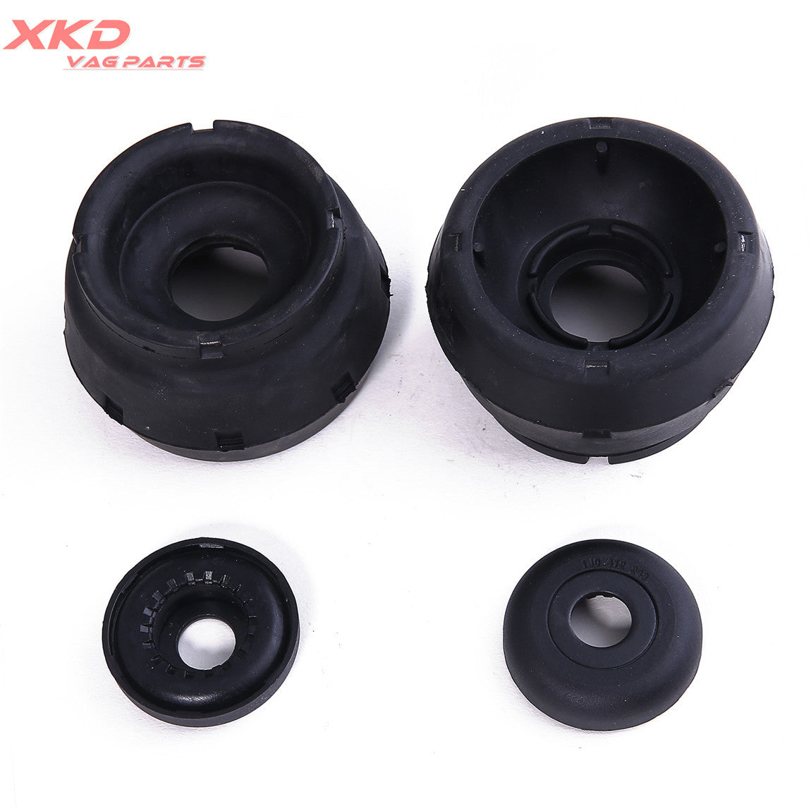 2-piece front left shock absorber strut assembly electronically compatible with for Audi Q5 SQ5 2.0L 09-17