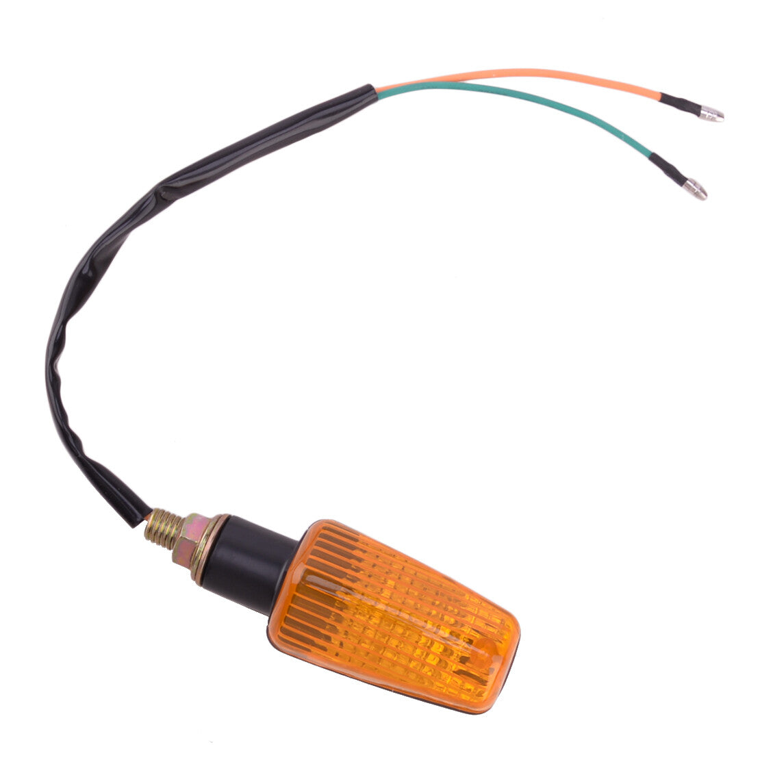 2x Universal Motorcycle Turn Signal Light Blinker Indicator Bulb Amber Lens v