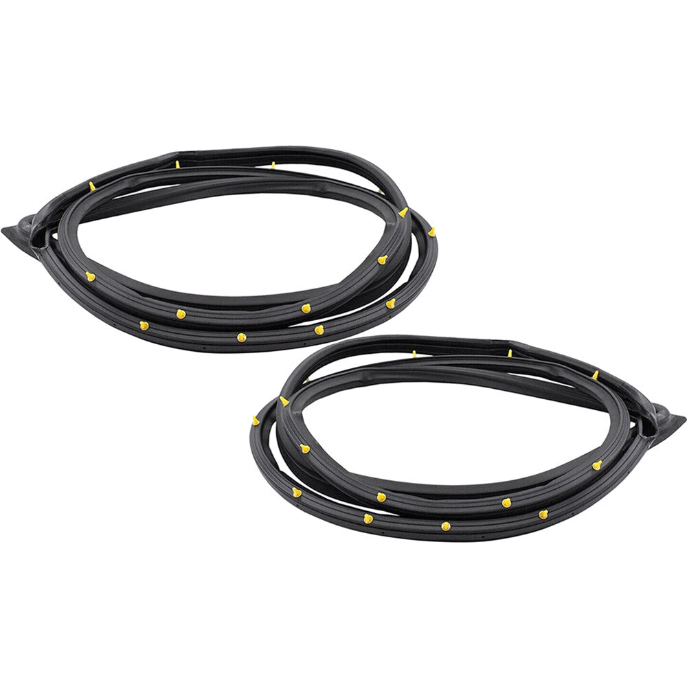 2Pcs Front Left+Right Door Weatherstrip Moulding Seal for Civic Sedan 2006-2011