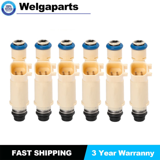 6X Fits 2001-2004 for Ford for Mazda Tribute 3.0L V6 Fuel Injectors 195500-3520 YL8E-C7B