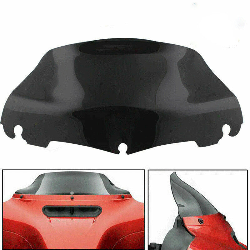 Black 9-inch windshield suitable for Harley Street Electra Glide Limited - n