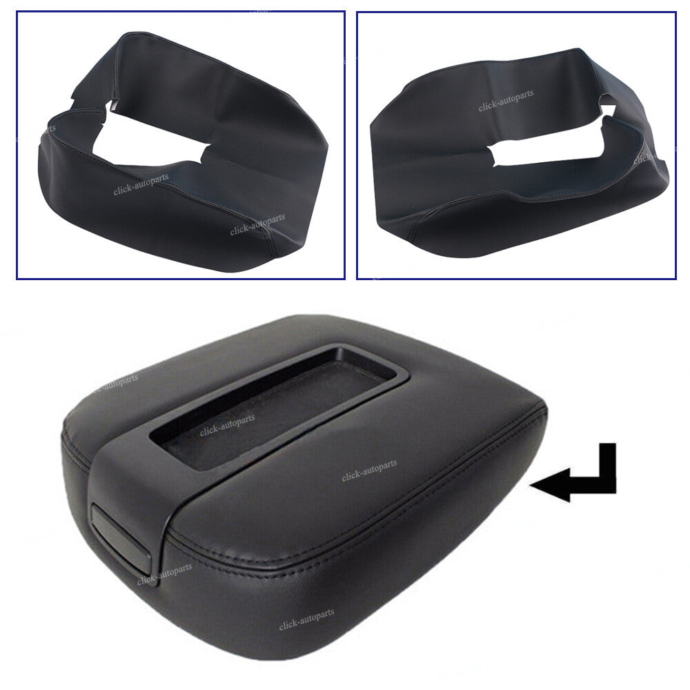 Synthetic Leather Console Lid Armrest Cover For 2007-2013 for Chevrolet Tahoe Q