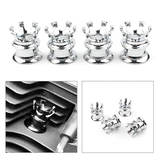 Motorcycle Head Bolt Topper Cover Cap Engine Cover Trim FIT Sportster XL883 1200 Q