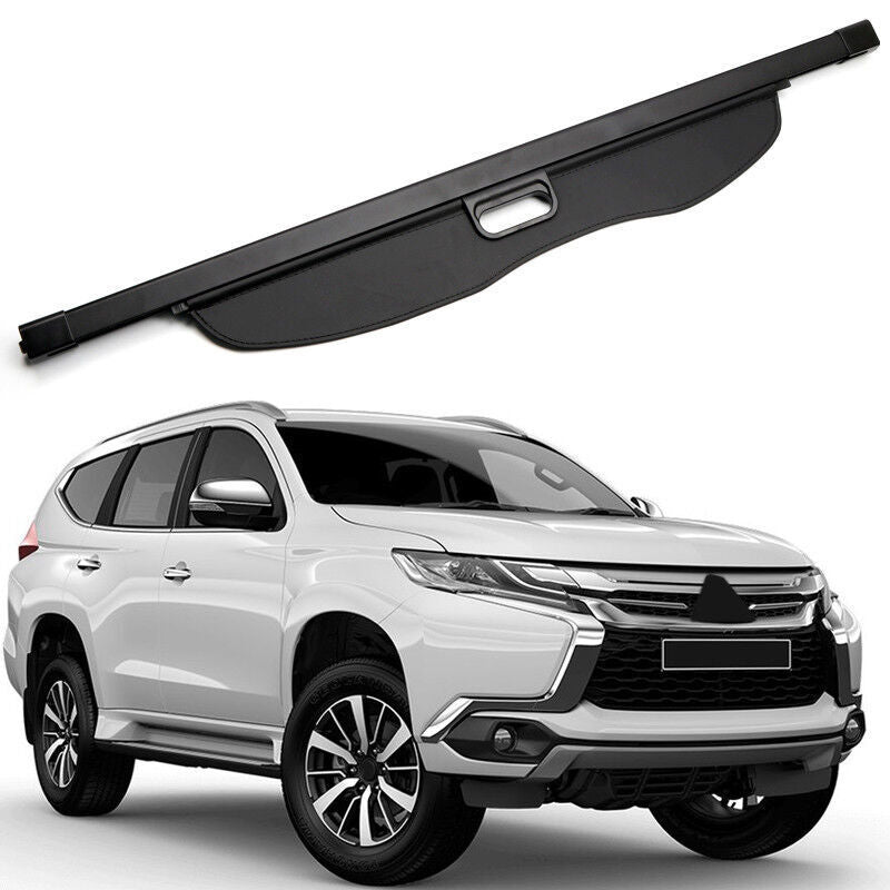 For Pajero Montero Sport 16-21 Black Retractable Trunk Luggage Shade Cargo Cover