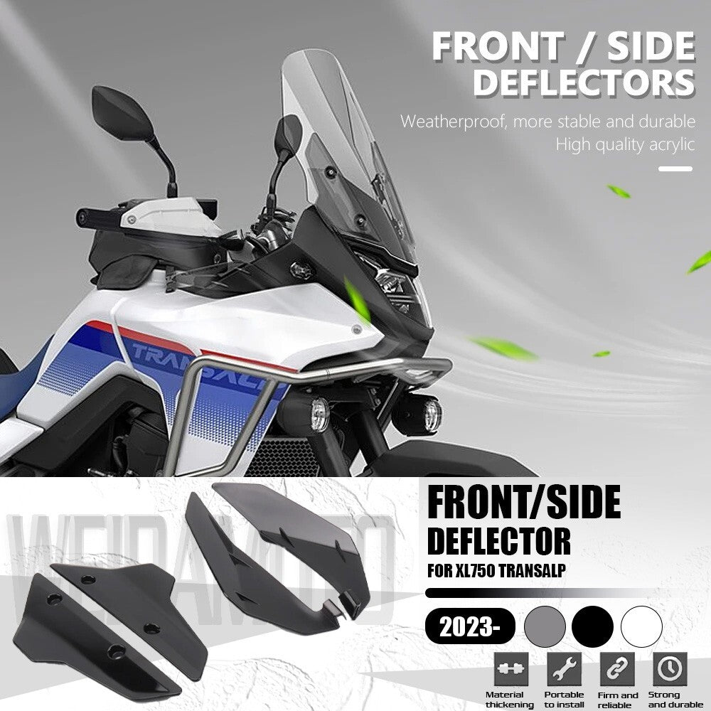 for Honda TRANSALP XL 750 2023 Front Wind deflectors Windshield Windscreen