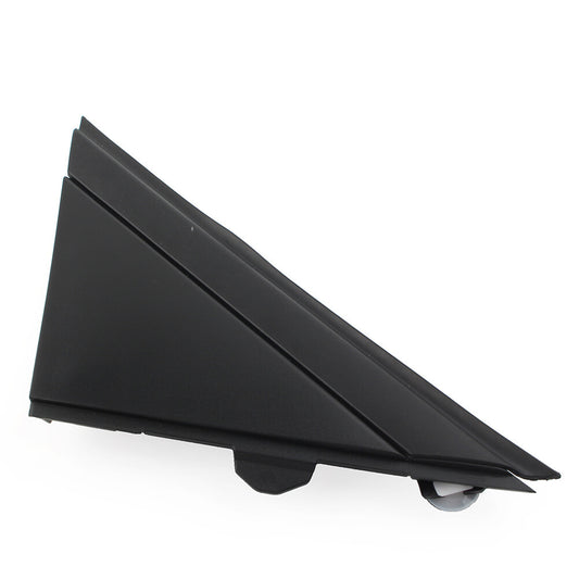 for Fiat 500 2012-19 1SJ85KX7AA Matte Black Car Door Mirror Flag Cover Molding