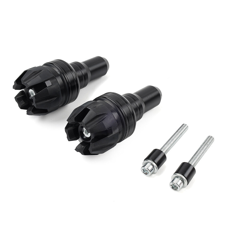 Black Motorcycle Exhaust Frame Slider Bolt Anti Crash Falling Protector
