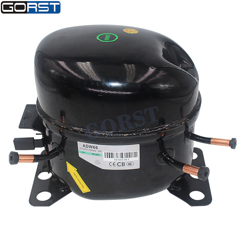 220V Car Refrigeration Air Compressor R134a Fridge Freezer Marine Solar ADW66 v