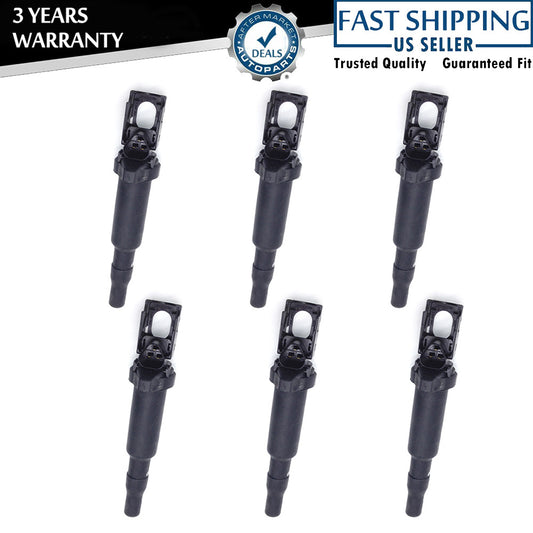 6-piece kit for BMW 128i, 328i, 535i, 550i, 750i, X5, X6, Z4, for Mini Cooper UF592 ignition coils