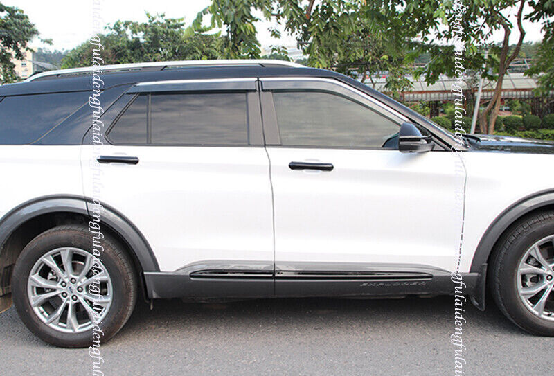 4Pcs for Ford Explorer 2020-22 Window Sun Vent Visor Rain Guard Sun Rain Shield