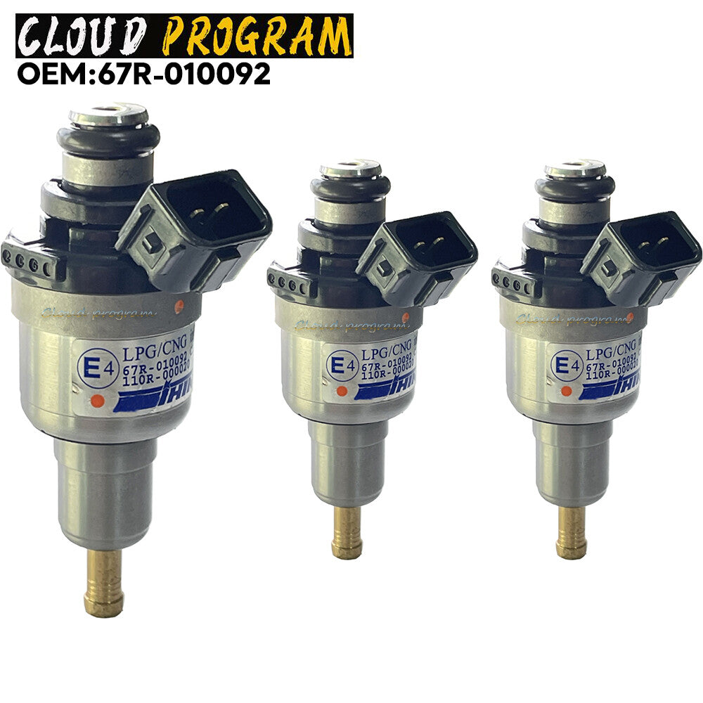 3PC 67R-010092 110R-000020 FOR LPG CNG orange Fuel Injector n